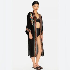 Johnny Was Vanessa Embroidered maxi Kimono